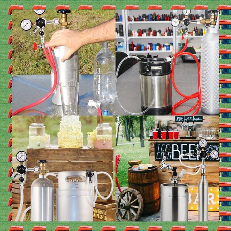 Co2 Regulator Dual Stage - Регулятор бочонка CGA-320, двухступенчатый регулятор Co2