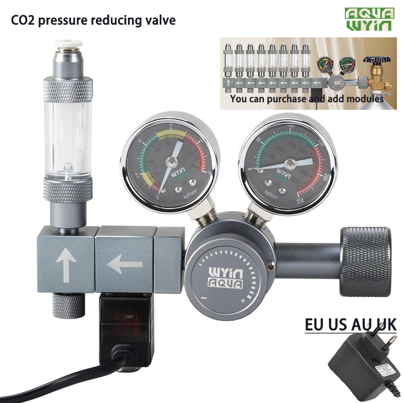 Co2 Regulator Dual Stage - Регулятор давления CO2 для аквариума DIY,