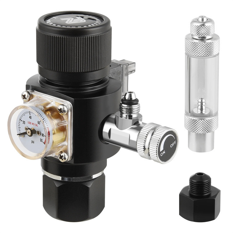 Co2 Regulator Dual Stage - Fzone миниатюрный двухступенчатый регулятор Co2 аквариум