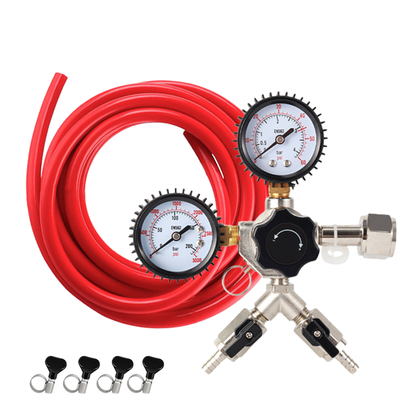 Co2 Regulator Dual Stage - Двойной калибровочный регулятор Co2 ELECQUEEN, профессиональная