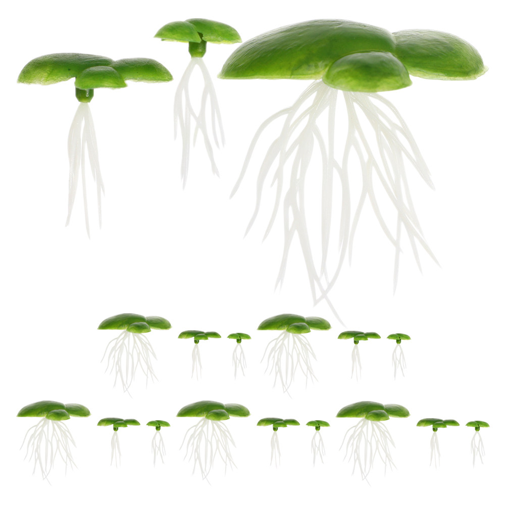 Aquarium Plant Roots - Набор из 6 искусственных плавающих растений