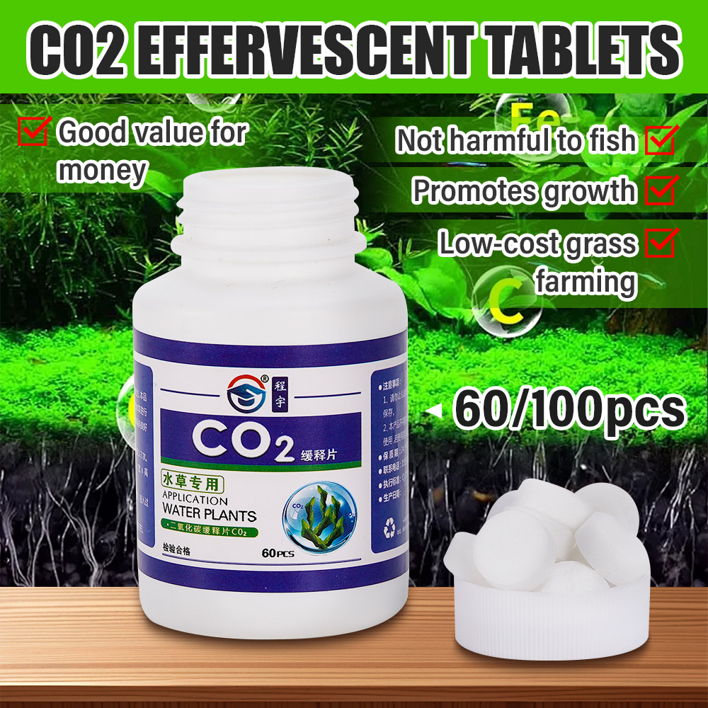 Aquarium Plant Vitamins - 60 шт. таблеток CO2 для аквариумных