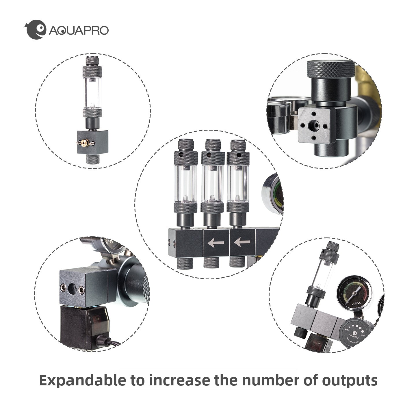 AQUAPRO Профессиональный двухс – обзор и цена Co2 Regulator Dual Stage