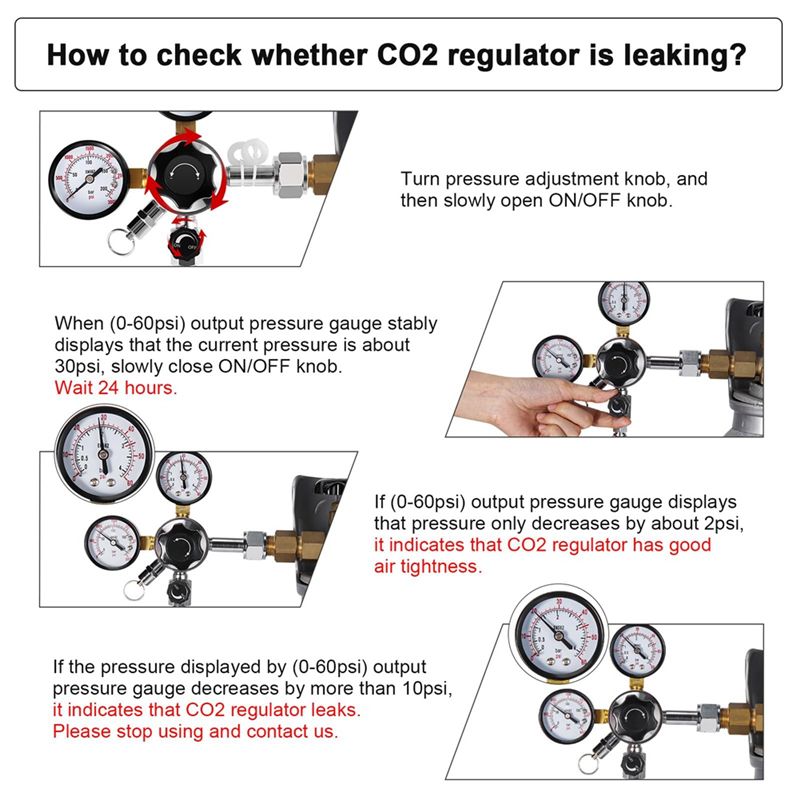 Регулятор бочонка CGA-320, дву – обзор и цена Co2 Regulator Dual Stage