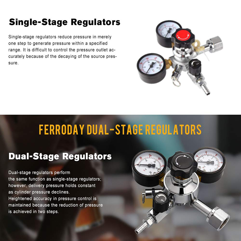 Двойной измерительный прибор C – обзор и цена Co2 Regulator Dual Stage